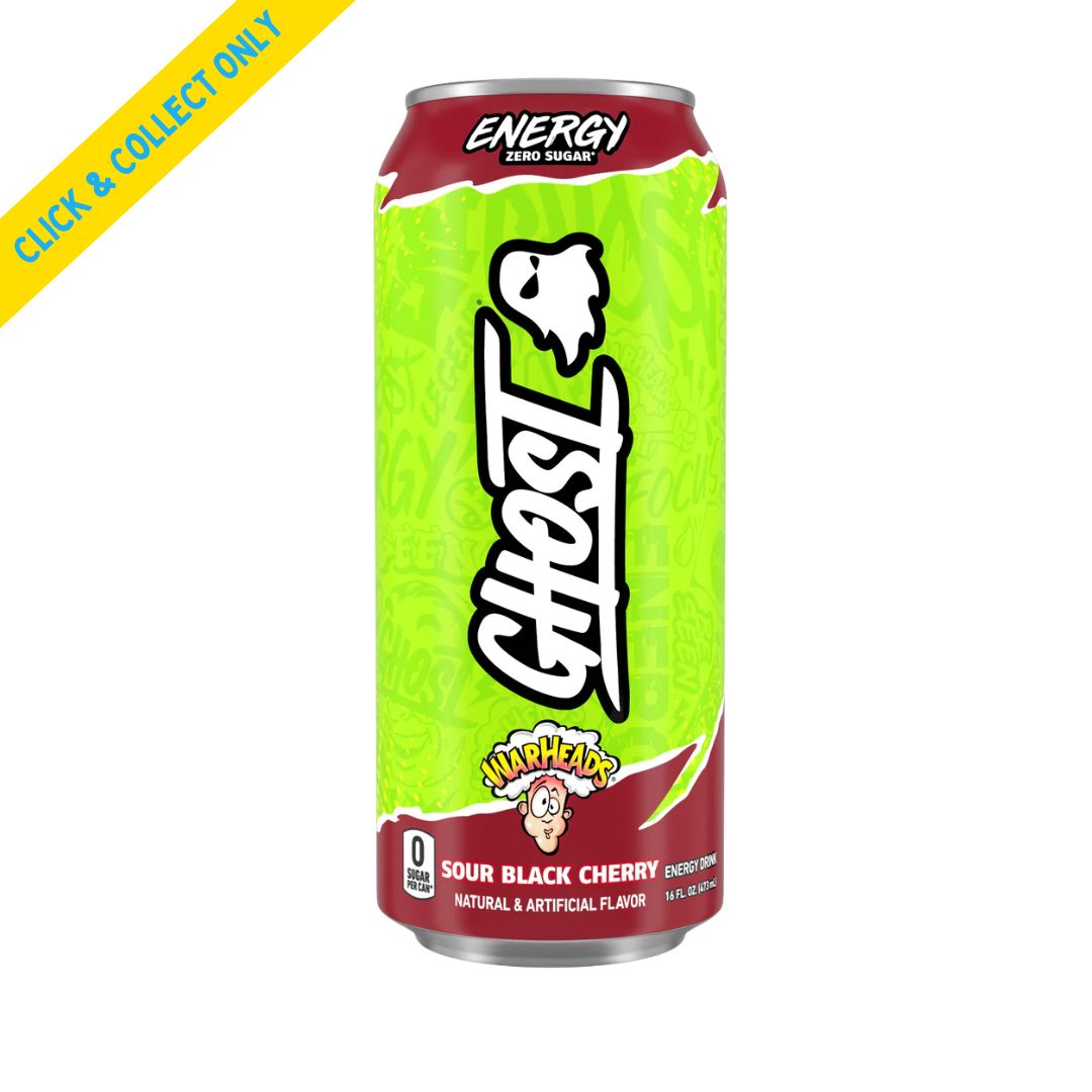 Ghost Energy 473ml - Warheads Sour Black Cherry