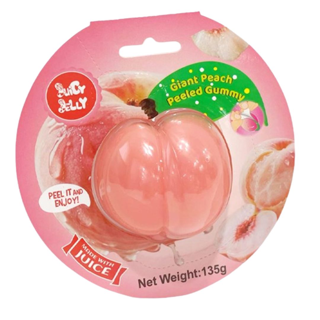Giant Peeled Gummy 135g - Peach