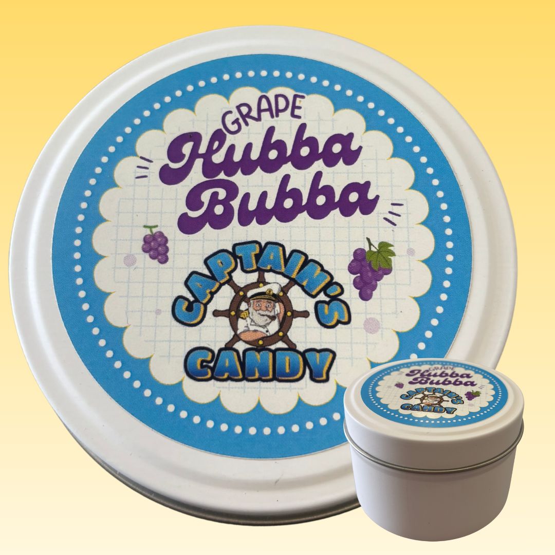 Captain&#39;s Candy Soy Candle 150ml - Grape Hubba Bubba