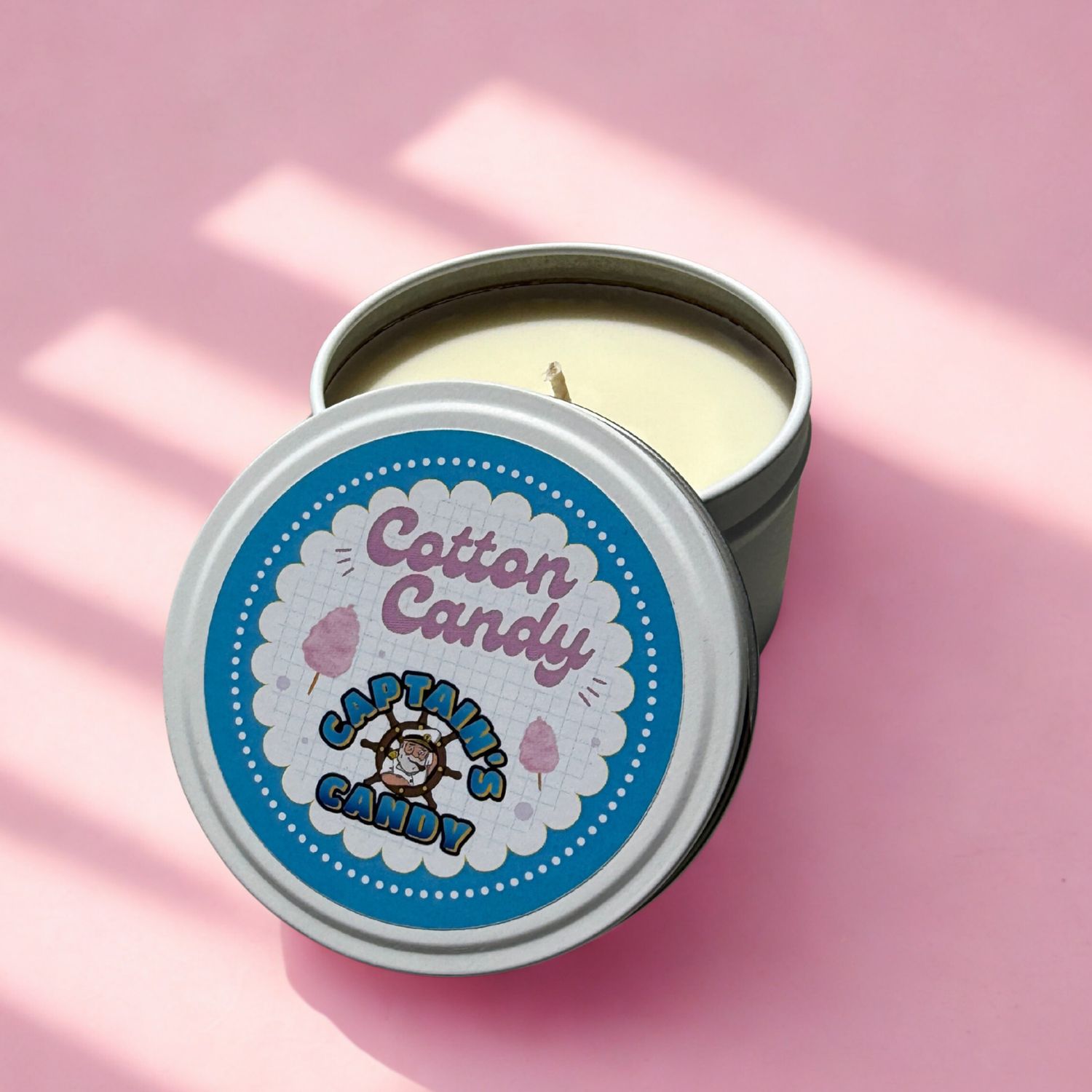 Captain&#39;s Candy Soy Candle 150ml - Cotton Candy