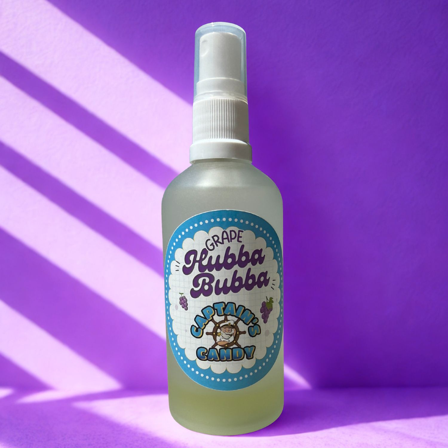 Captain&#39;s Candy Room Spray 100ml - Grape Hubba Bubba