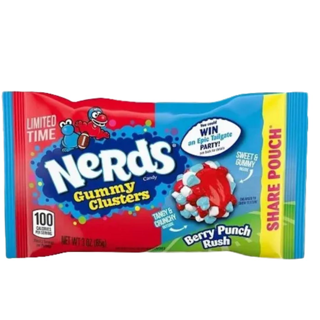 Nerds Gummy Clusters - LE Berry Punch Rush, Size: 85g