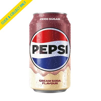 Pepsi Cream Soda - Zero Sugar 330ml