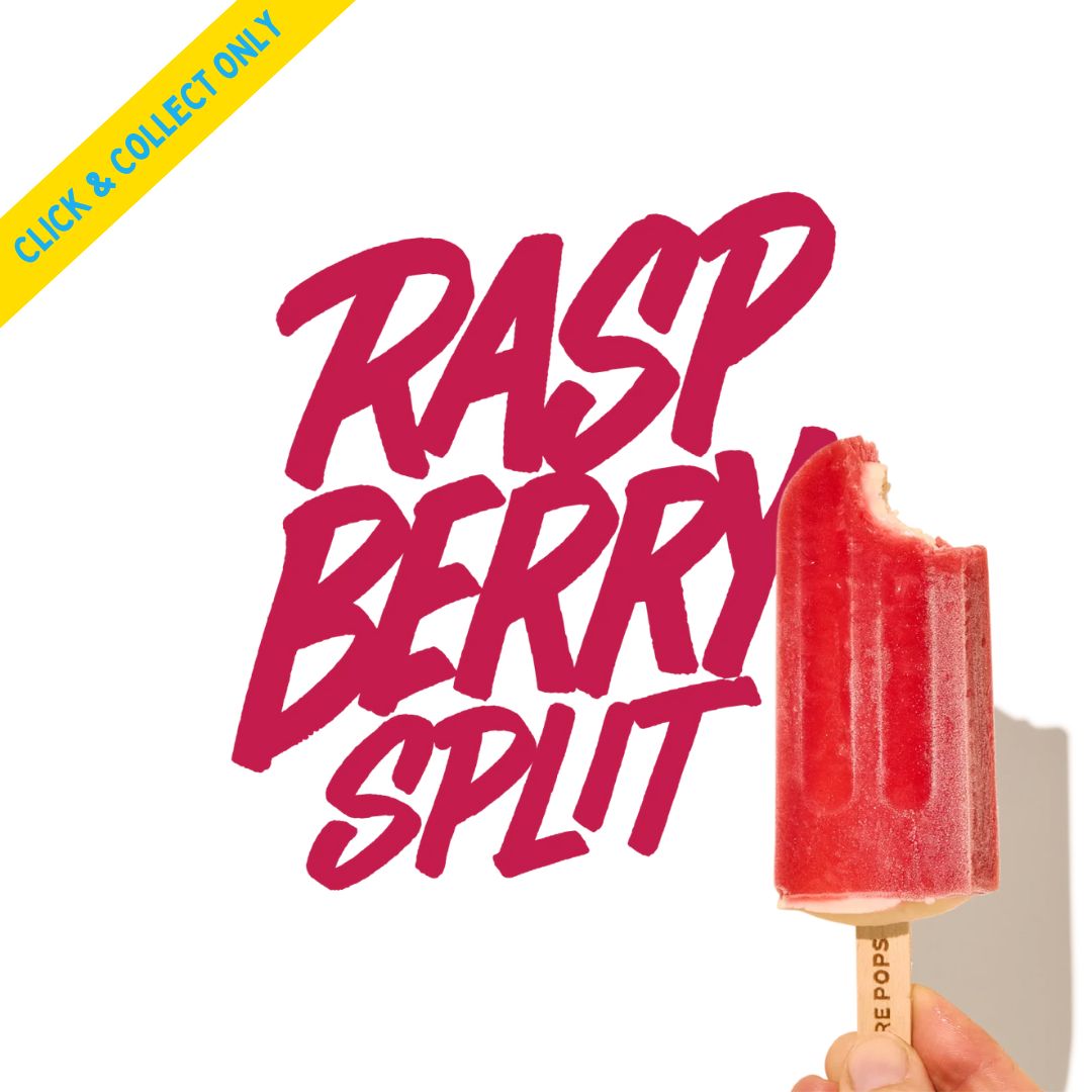 Pure Pops 80g - Raspberry Split