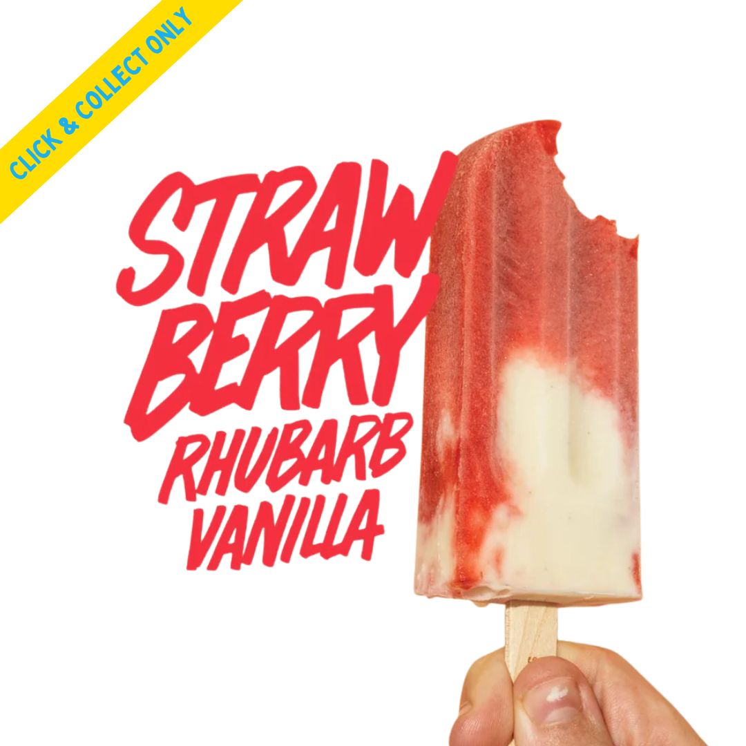 Pure Pops 80g - Strawberry Rhubarb Vanilla