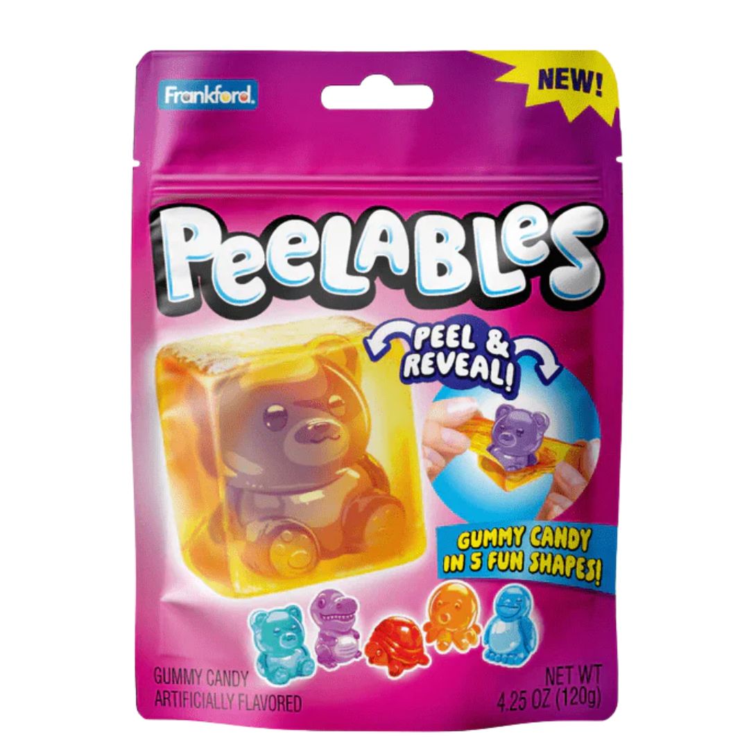Peelable Candy 120g - Gummy Cubes Peel and Reveal