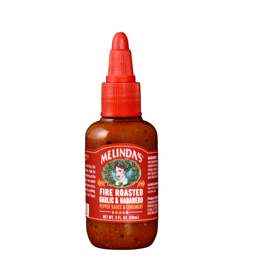 Melinda's Fire Roasted Garlic &amp; Habanero, Size: 59ml Mini