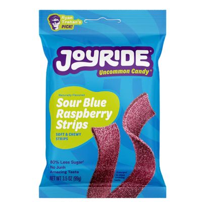 Joyride - Sour Blue Raspberry Strips 99g