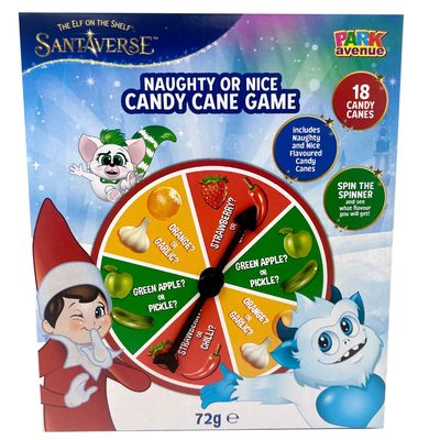 Elf on the Shelf Naughty or Nice Candy Cane Game 72g