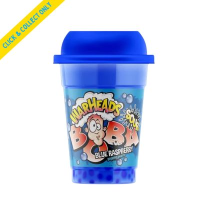 Warheads Boba 400ml - Sour Blue Raspberry