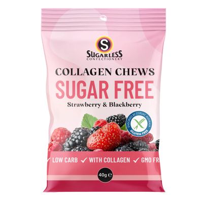 Collagen Chews 40g - Strawberry &amp; Blackberry
