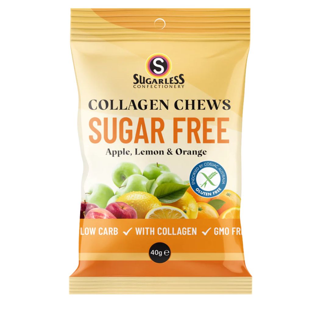 Collagen Chews 40g -- Apple, Lemon &amp; Orange