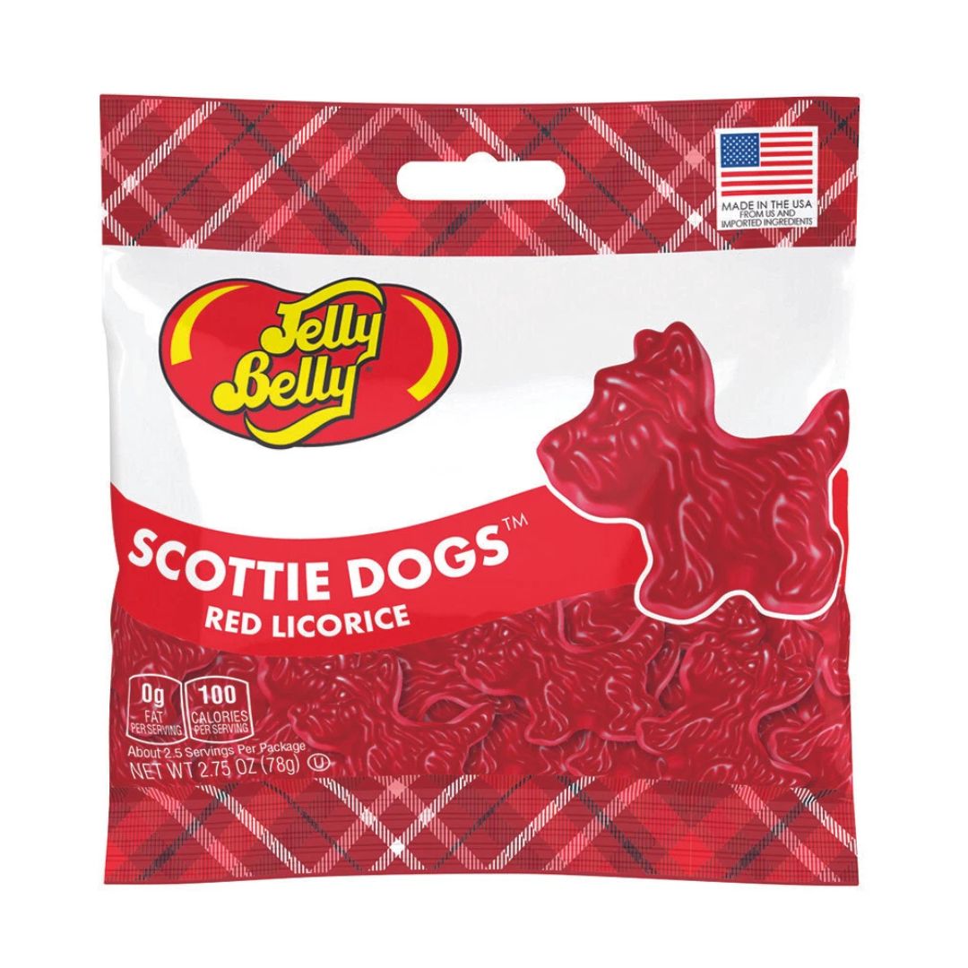 Jelly Belly 78g - Scottie Dogs Red Licorice