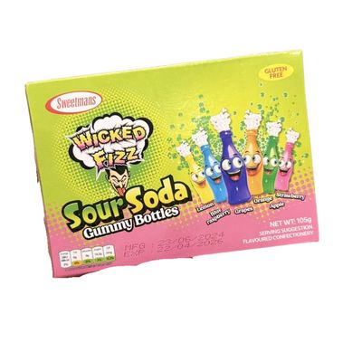Wicked Fizz Sour Soda Bottles 105g