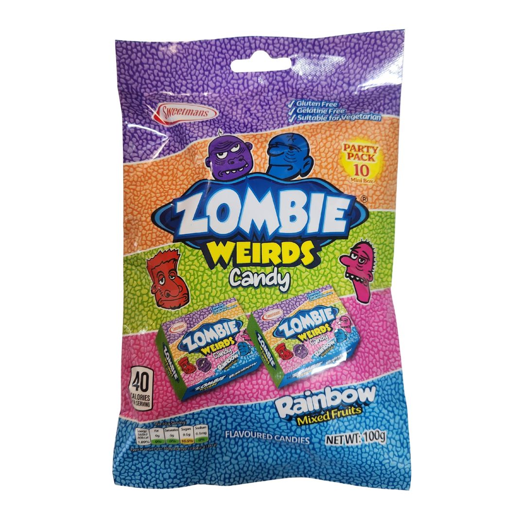 Zombie Weirds 100g (10pc bag) - Rainbow