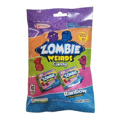 Zombie Weirds 100g (10pc bag) - Rainbow