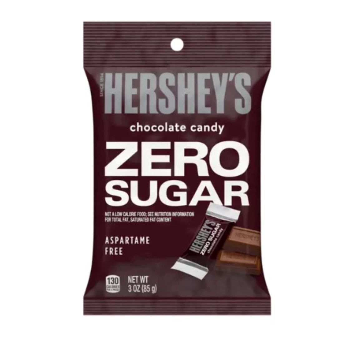 Hershey's Sugar Free/Zero Sugar Chocolate, Size: 85g bag