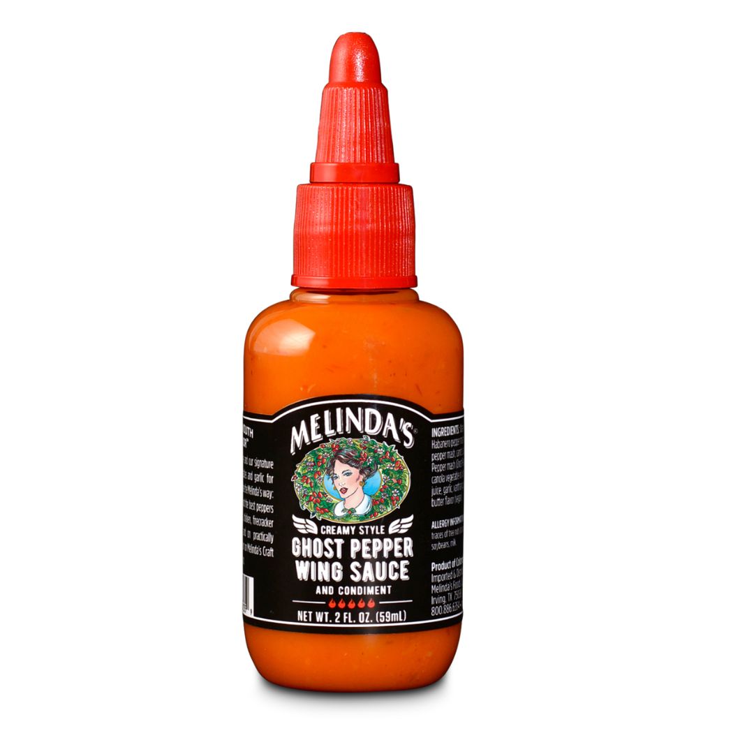 Melinda's Creamy Ghost Pepper Wing Sauce, Size: 59ml Mini