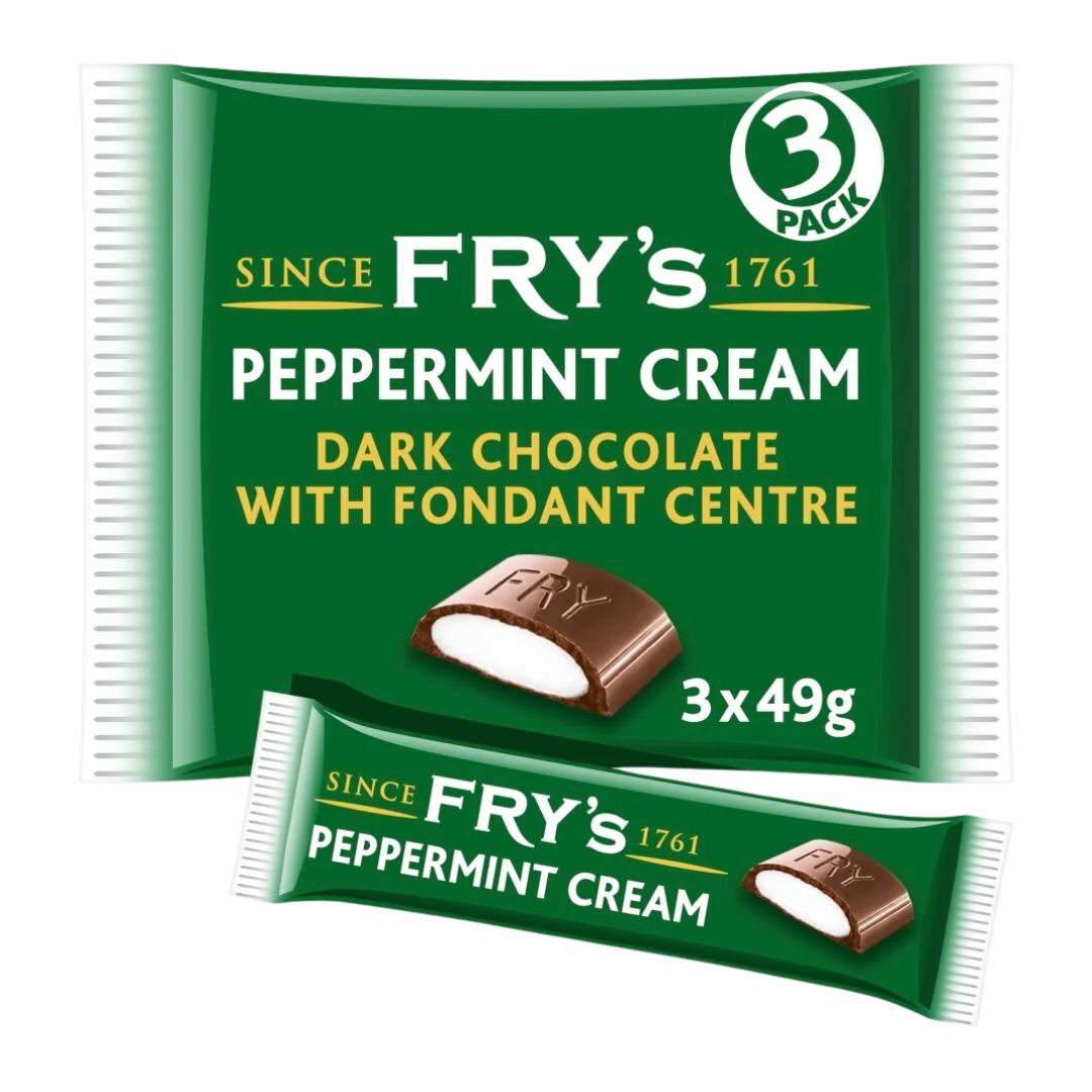 Fry's Chocolate 3 pack, Flavour: Peppermint Cream