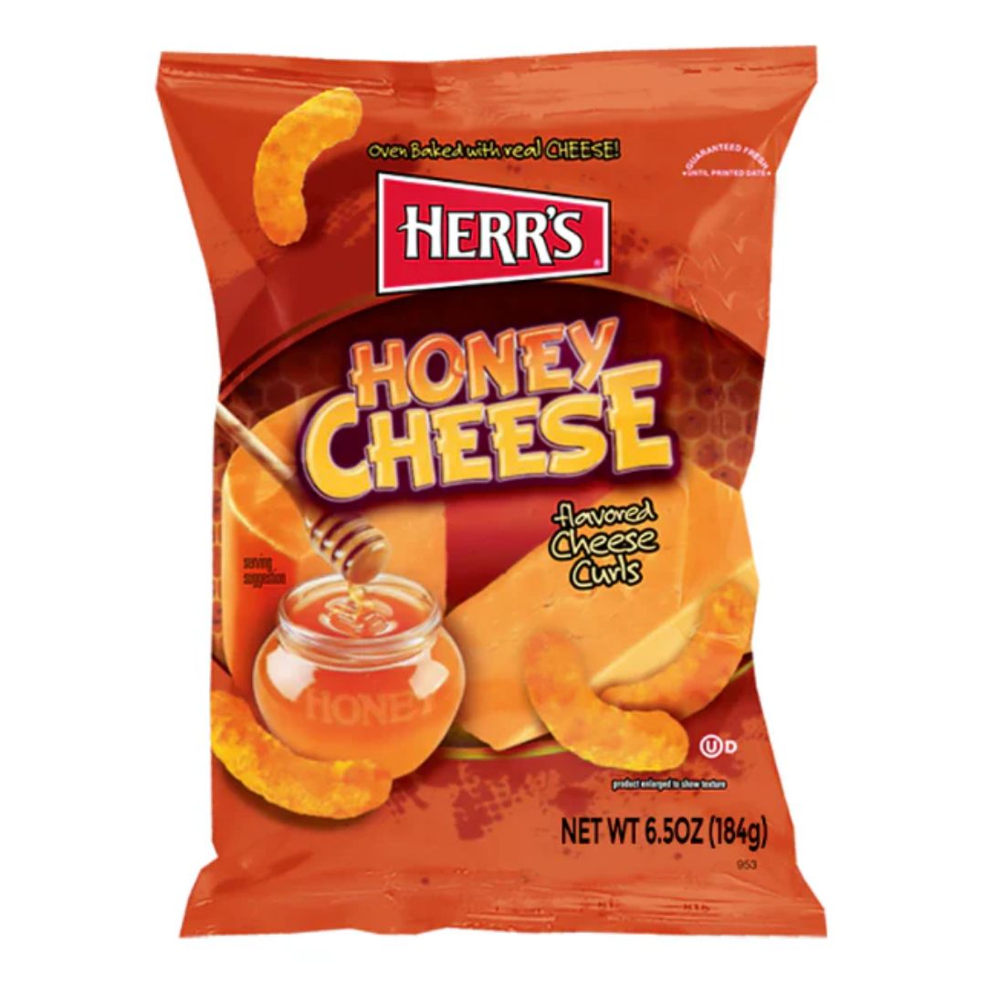Herr's Honey Cheese Curls, Size: 170g
