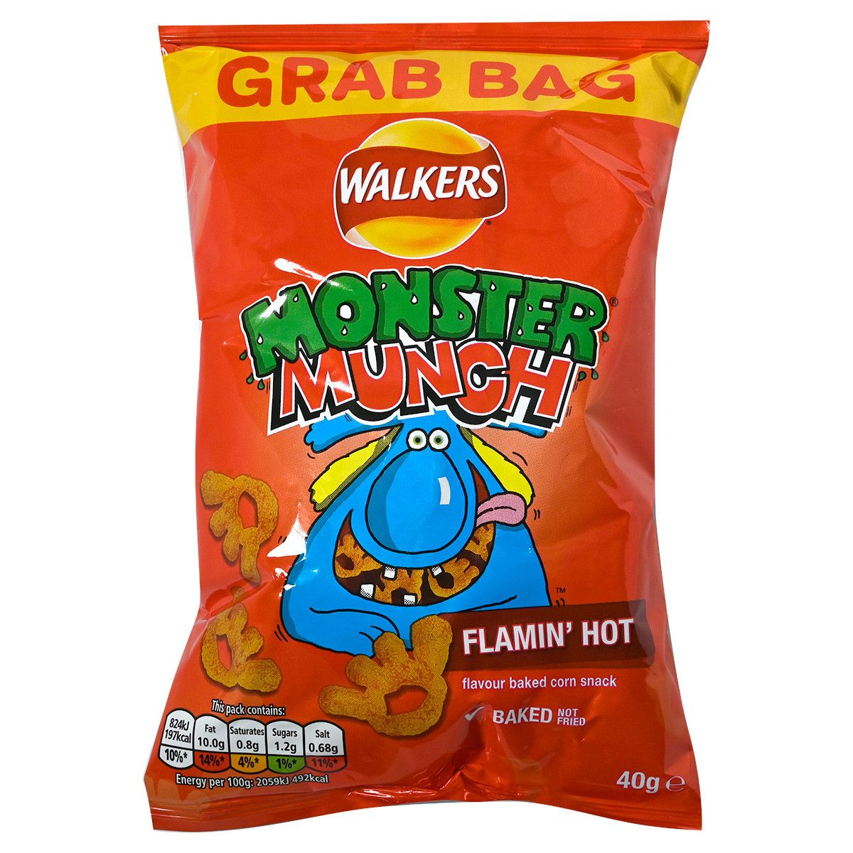 Monster Munch Flamin Hot, Size: 40g