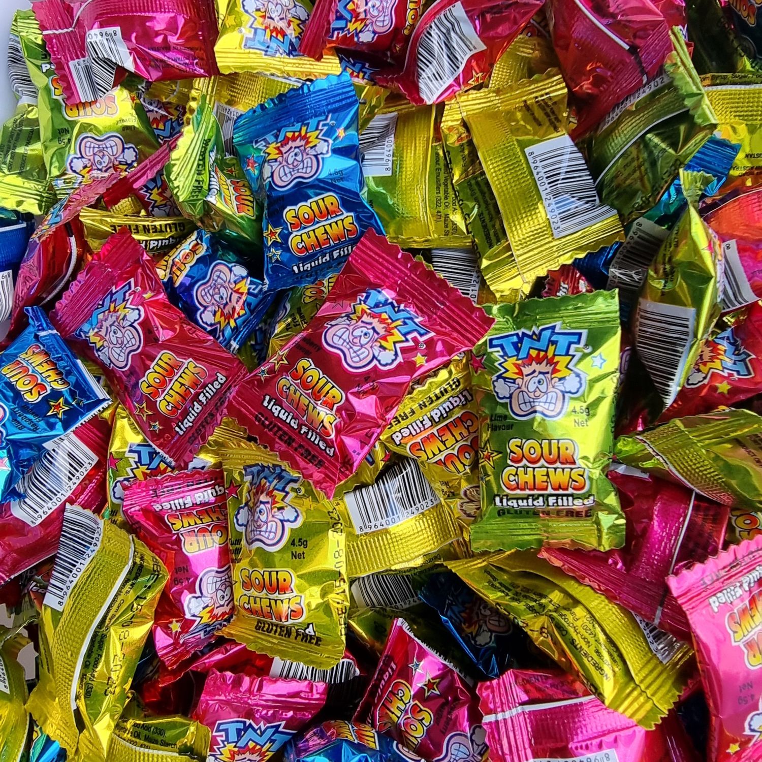 TNT Sour Chews - Liquid Filled, Size: 1pc