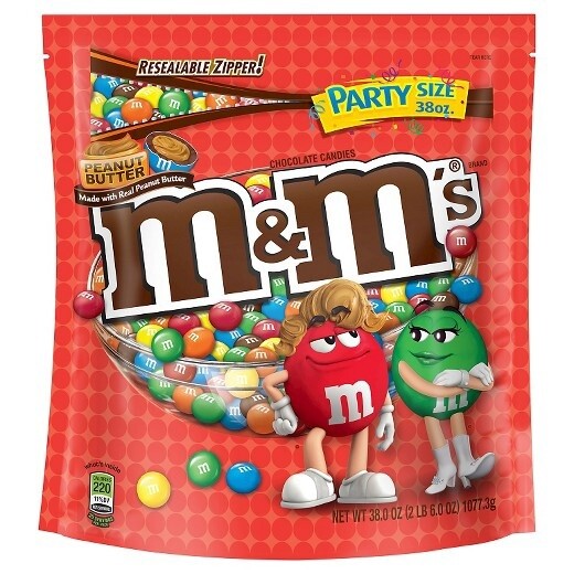 M&amp;M's (USA) - Peanut Butter 963g Party Size