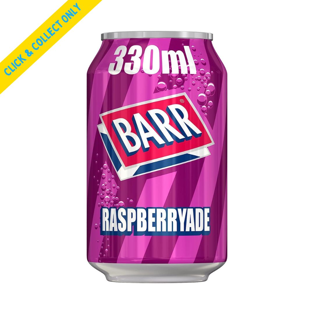 Barr Soda - Raspberryade 330ml, Size: x 1