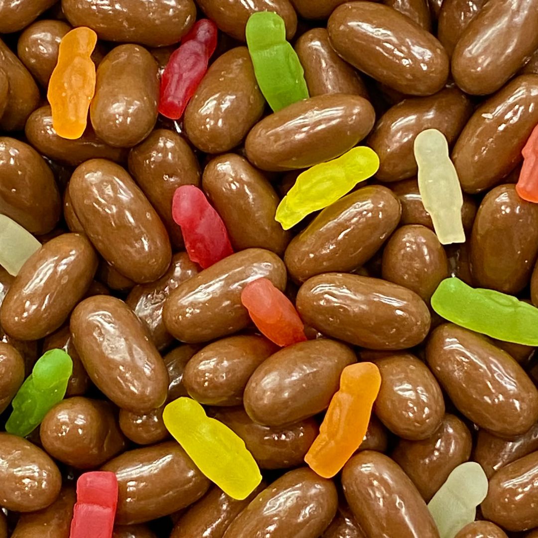Chocolate Coated Jelly Babies (DNO), Size: 200g