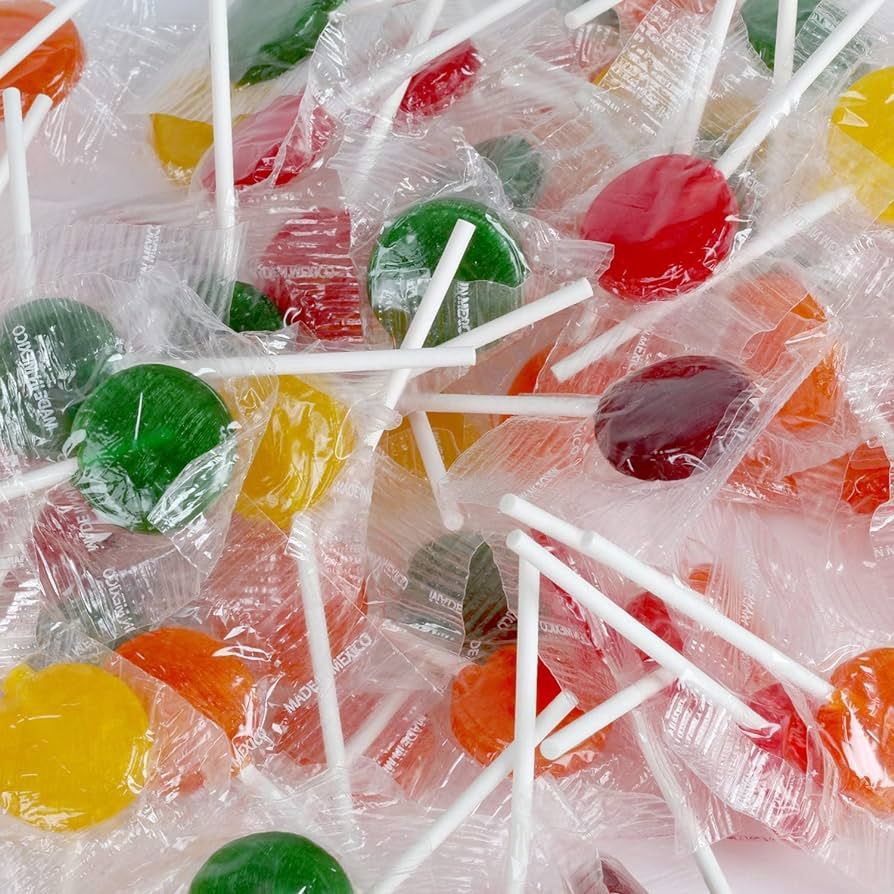 Flat Lollipop (Mixed), Size: 1pc