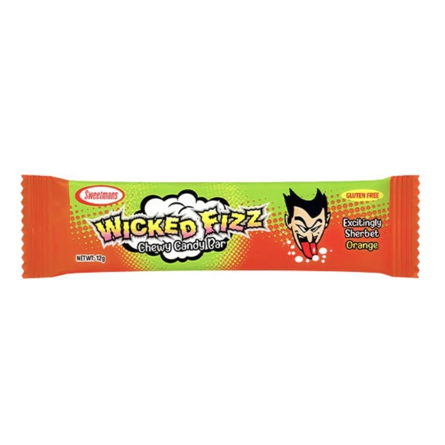 Wicked Fizz Chew Bar - Orange