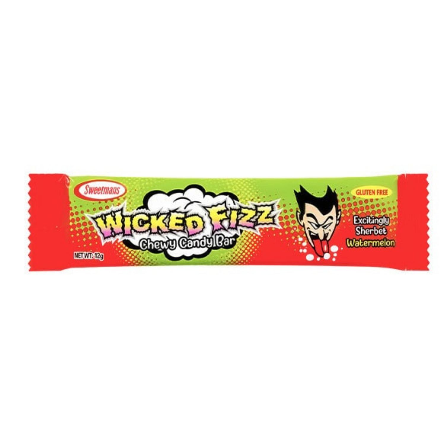 Wicked Fizz Chew Bar - Watermelon, Size: x 1