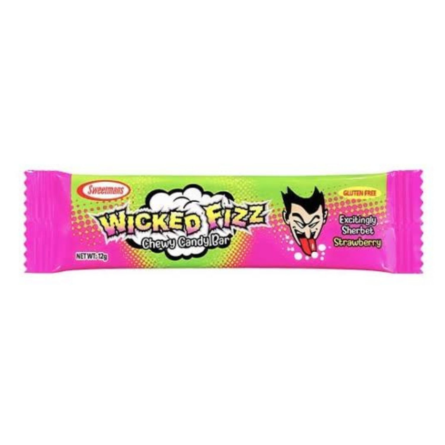 Wicked Fizz Chew Bar - Berry/Strawberry
