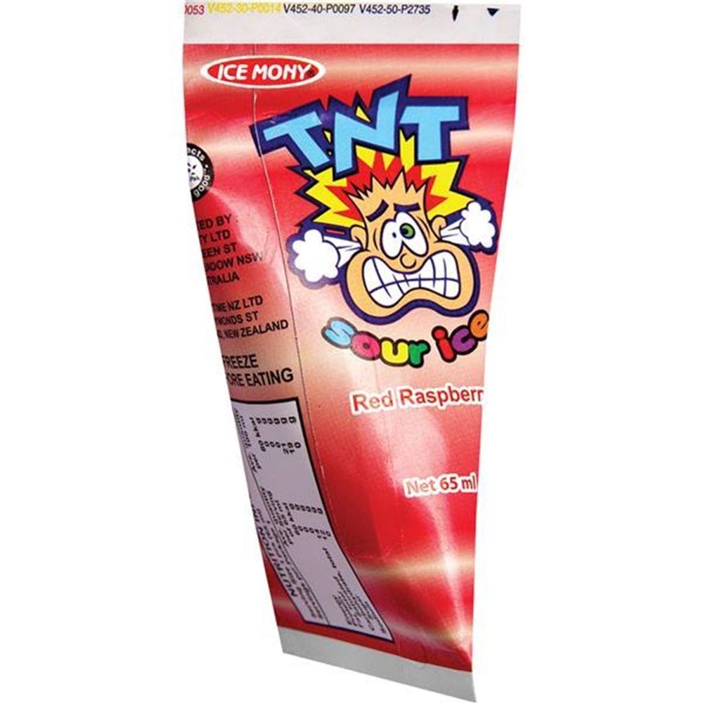 TNT Ice Mony Pop 65ml - Red Raspberry, Size: REDUCED BB JUN 26 - 1pc