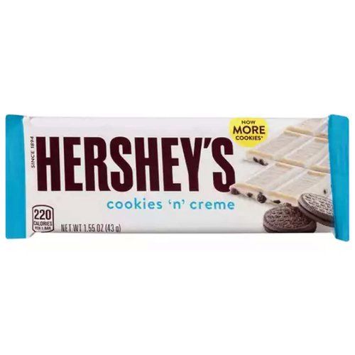 Hershey's Bar - Cookies &amp; Creme, Size: 43g