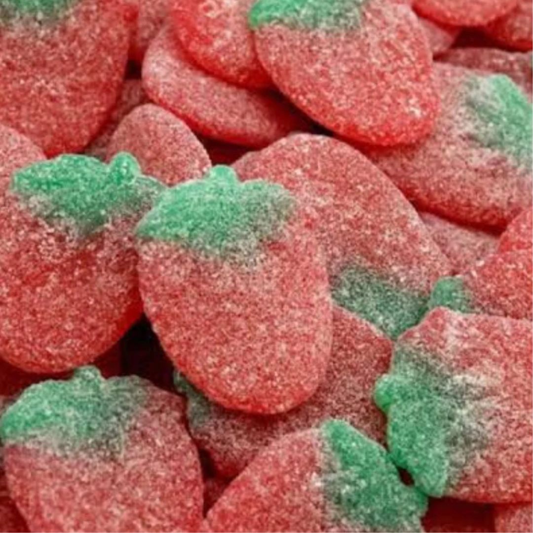 Fizzy Strawberries Large (UK), Size: 180g