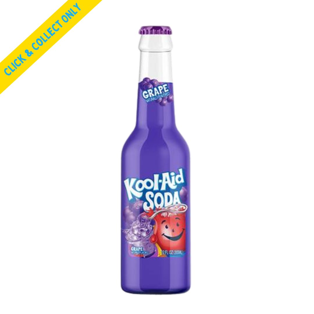 Kool Aid Soda (Glass Bottle) 355ml, Flavour: Grape