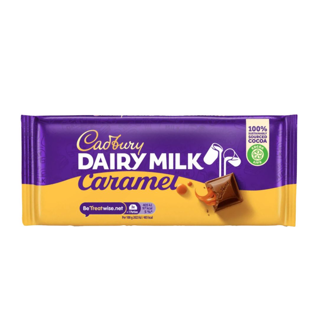 UK Cadbury - Caramel, Size: 120g