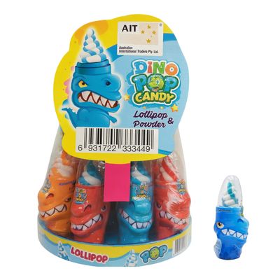 Dino Dipper Lollipop 50g