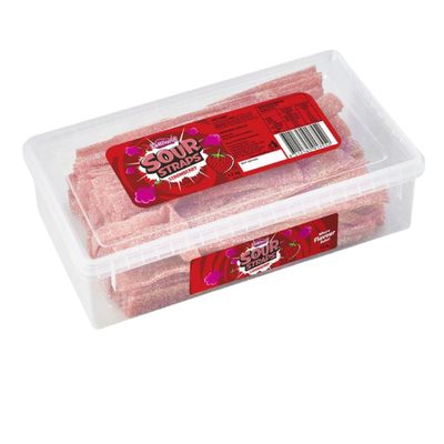 Sour Straps (Lolliland) - Strawberry - 1.2kg tub