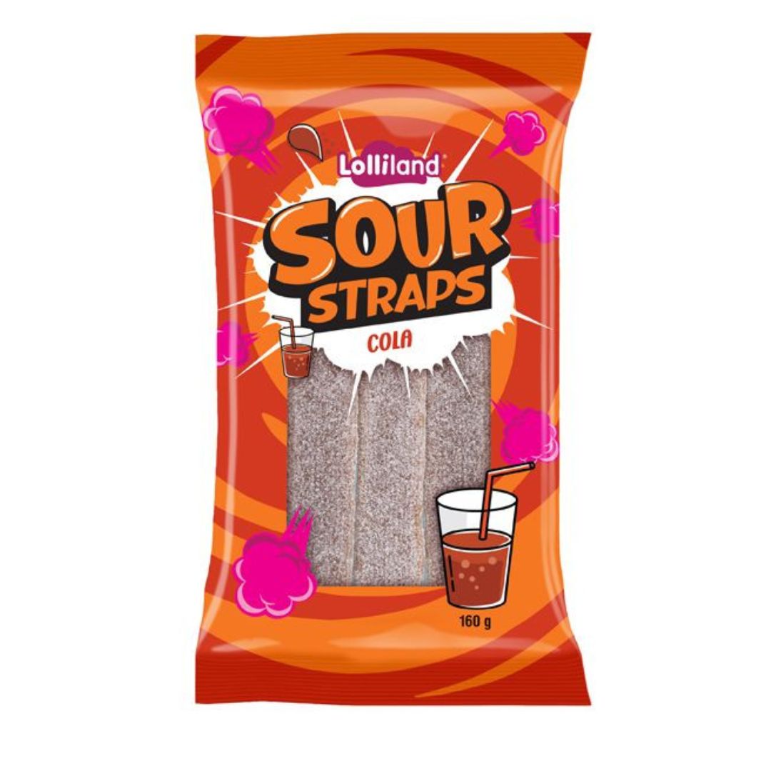 Sour Straps (Lolliland) - Cola - 160g