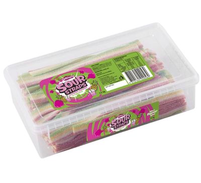 Sour Straps (Lolliland) - Raspberry Lemonade &amp; Pineapple - 1.2kg tub