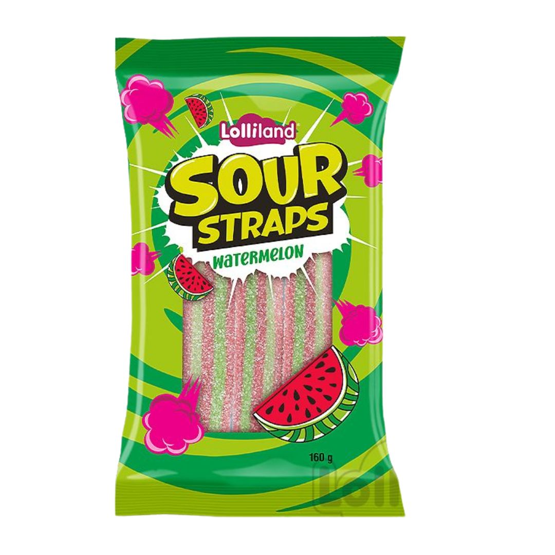 Sour Straps (Lolliland) - Watermelon - 160g