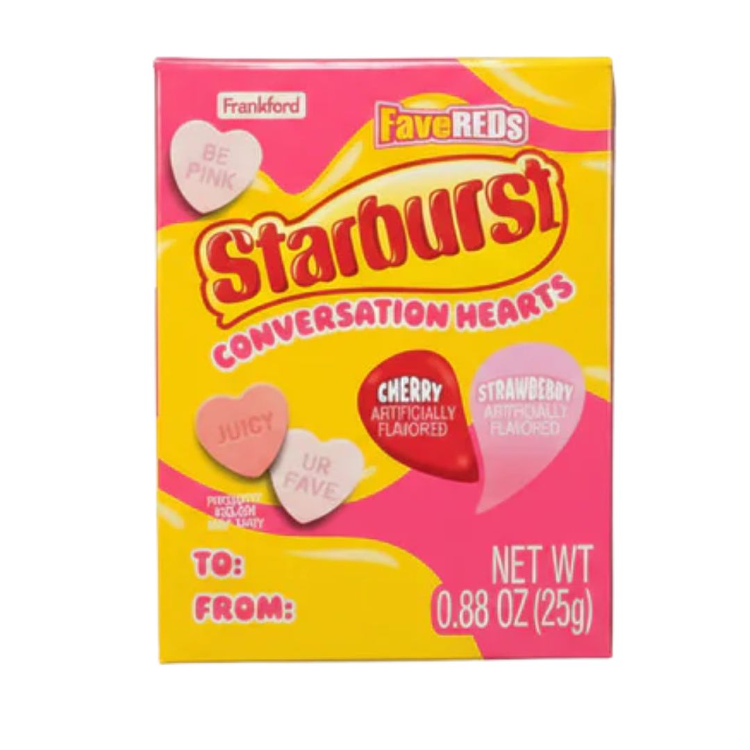Starburst Conversation Hearts Fave Reds 25g