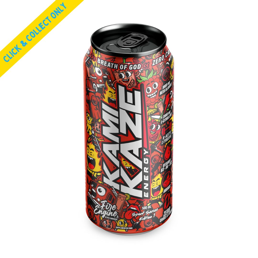 Kamikaze Energy 500ml - Fire Engine Raspberry Lemonade