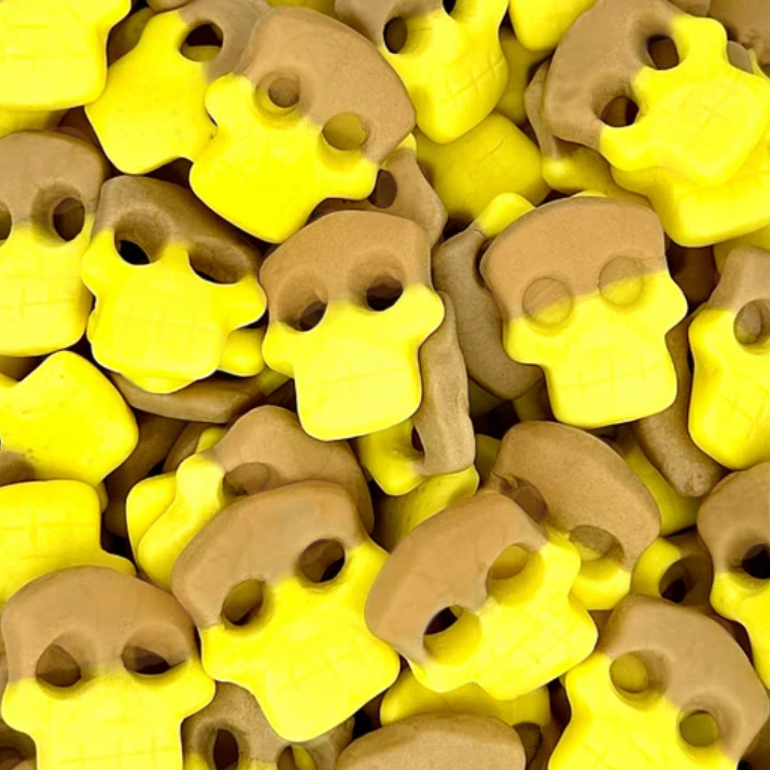 Swedish Style Candy - Banana Toffee Skulls