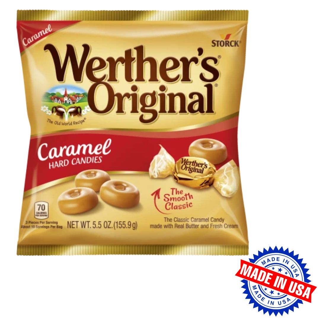 Werther's Original Caramel Hard Candies 5.5oz (USA)