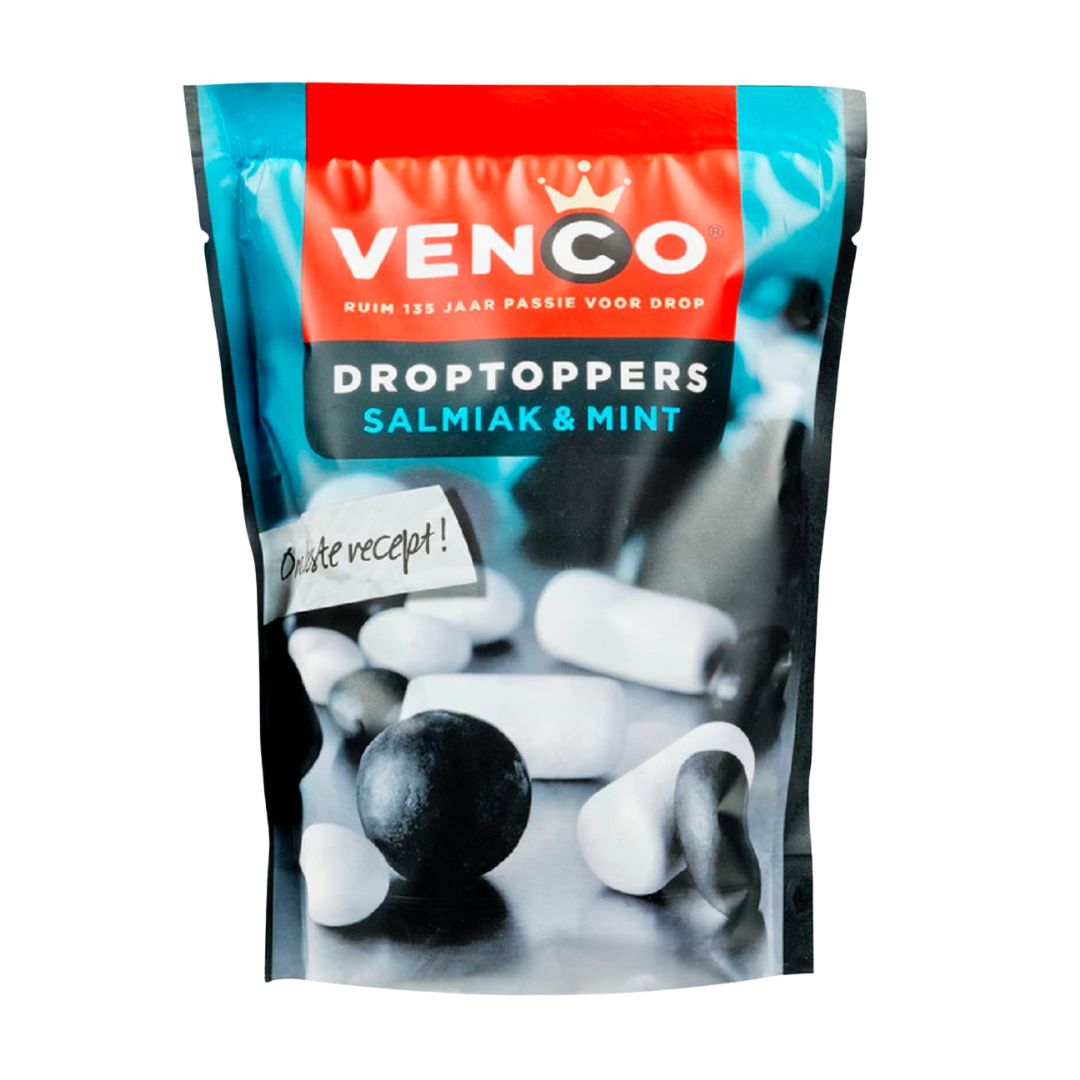 Droptoppers Salmiak &amp; Mint 225g