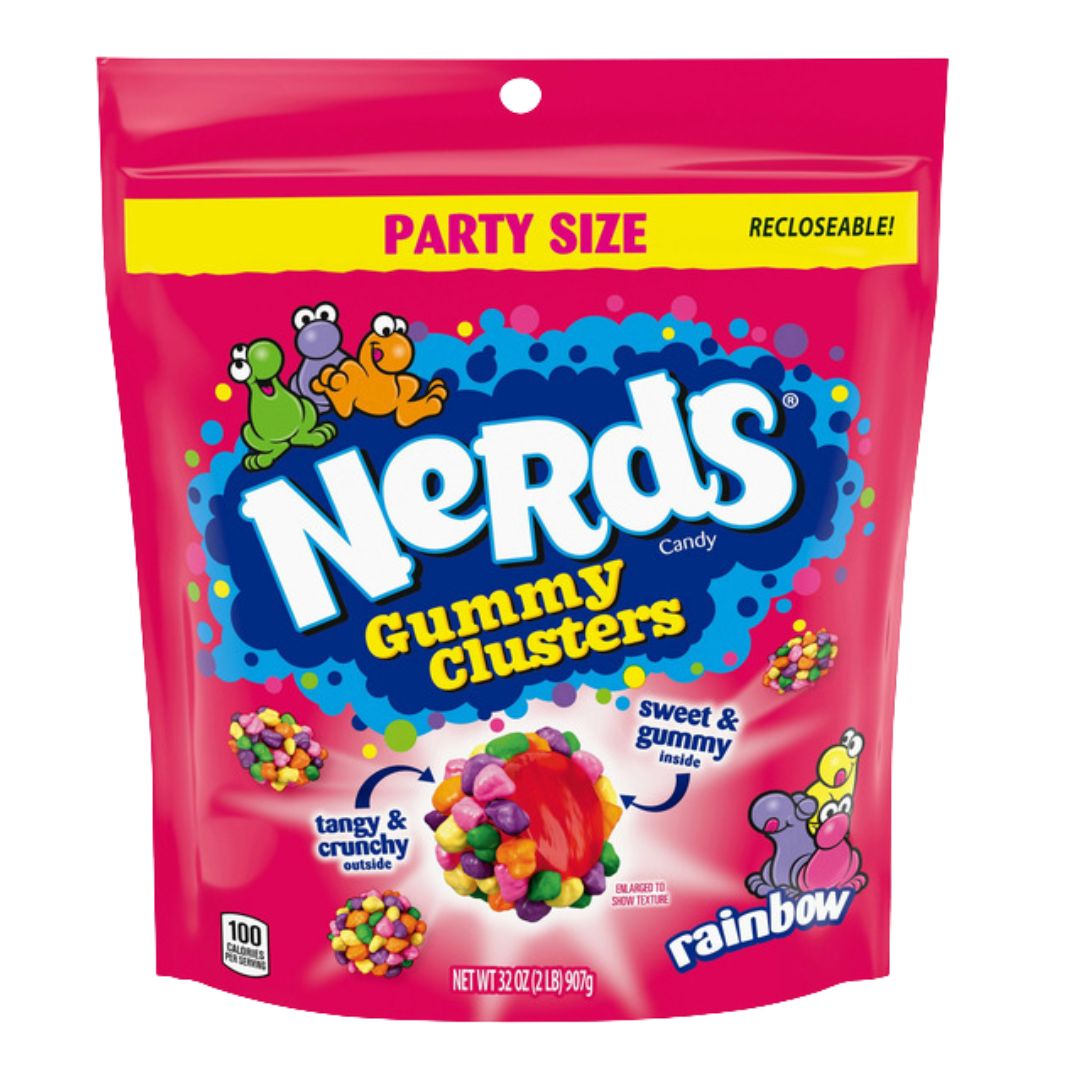 Nerds Gummy Clusters - Rainbow (Party Size 907g)