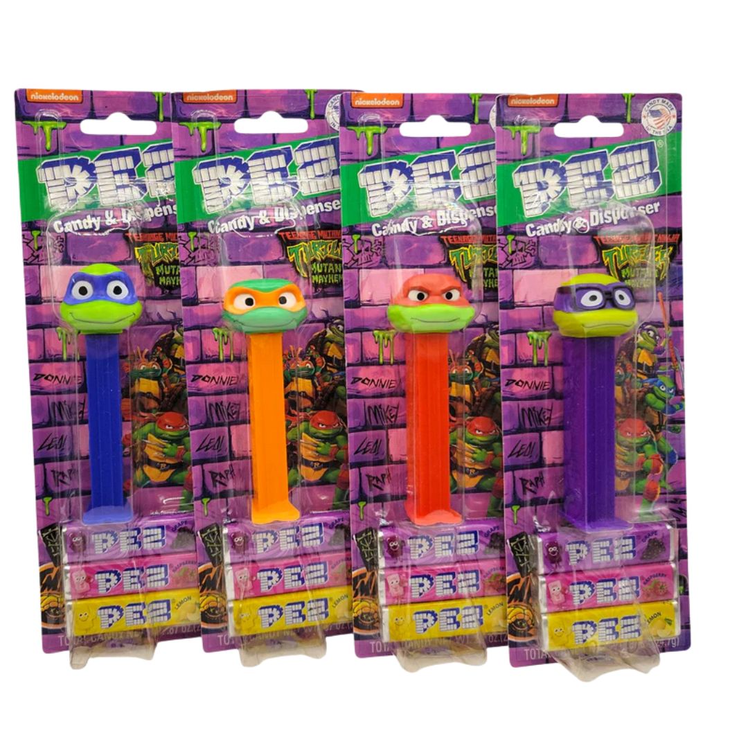 PEZ dispenser &amp; refill - Teenage Mutant Ninja Turtles TMNT